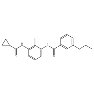 N-[3-[(Cyclopropylcarbonyl)amino]-2-methylphenyl]-3-ethoxybenzamide结构式