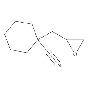 1-[(Oxiran-2-yl)methyl]cyclohexane-1-carbonitrile结构式