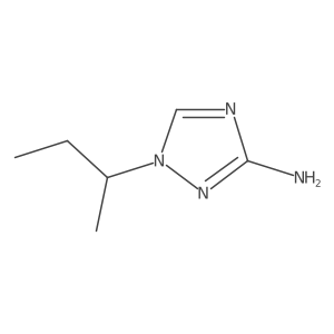 1-(Sec-butyl)-1H-1,2,4-triazol-3-amine Structure