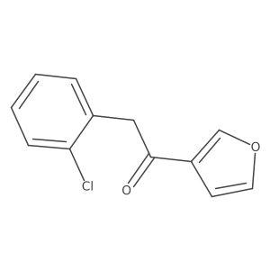 2-(2-Chlorophenyl)-1-(furan-3-yl)ethan-1-one结构式