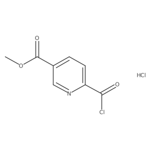 Methyl 6-(chlorocarbonyl)nicotinate hydrochloride Structure
