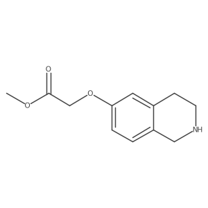 Methyl 2-(1,2,3,4-tetrahydroisoquinolin-6-yloxy)acetate结构式