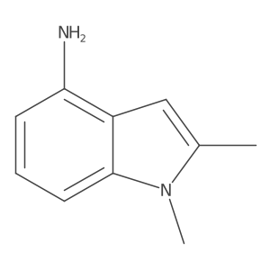 1,2-Dimethylindol-4-amine结构式
