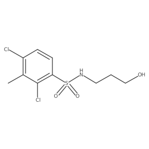 [(2,4-Dichloro-3-methylphenyl)sulfonyl](3-hydroxypropyl)amine Structure