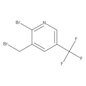 2-Bromo-3-bromomethyl-5-(trifluoromethyl)pyridine Structure