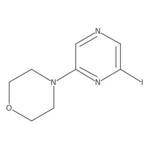2-Iodo-6-morpholinopyrazine结构式