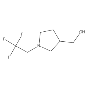 [1-(2,2,2-Trifluoroethyl)pyrrolidin-3-yl]methanol Structure