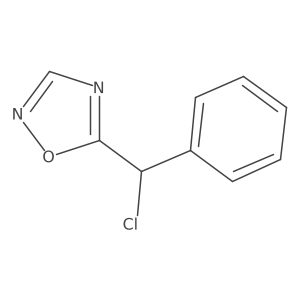 5-[Chloro(phenyl)methyl]-1,2,4-oxadiazole结构式