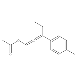 1,2-Pentadien-1-ol, 3-(4-methylphenyl)-, 1-acetate Structure