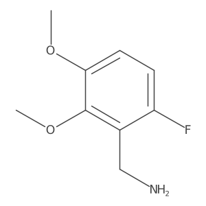 (6-Fluoro-2,3-dimethoxyphenyl)methanamine结构式