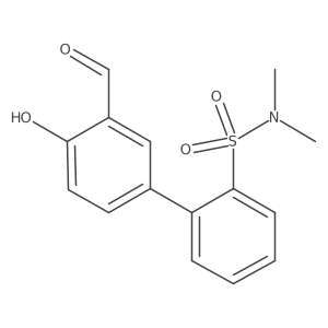 4-(2-N,N-Dimethylsulfamoylphenyl)-2-formylphenol Structure