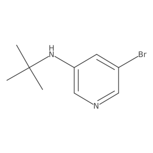 5-bromo-N-tert-butylpyridin-3-amine结构式