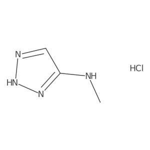 N-methyl-1H-1,2,3-triazol-5-amine hydrochloride Structure