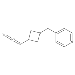 4-((3-Azidoazetidin-1-yl)methyl)pyridine Structure