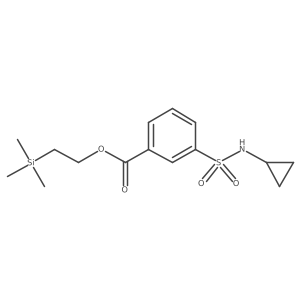 2-(Trimethylsilyl)ethyl 3-(cyclopropylsulfamoyl)benzoate Structure