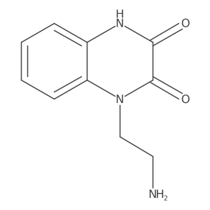 1-(2-aminoethyl)-3-hydroxyquinoxalin-2(1H)-one结构式