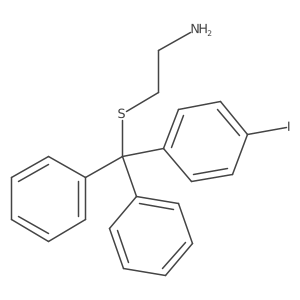 Ethanamine, 2-[[(4-iodophenyl)diphenylmethyl]thio]-结构式