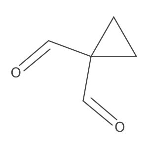 Cyclopropane-1,1-dicarbaldehyde结构式