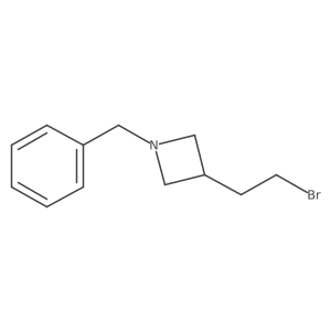 1-Benzyl-3-(2-bromoethyl)azetidine Structure