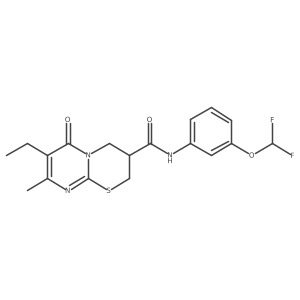 N-(3-(difluoromethoxy)phenyl)-7-ethyl-8-methyl-6-oxo-2,3,4,6-tetrahydropyrimido[2,1-b][1,3]thiazine-3-carboxamide Structure
