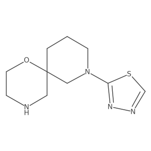 8-(1,3,4-Thiadiazol-2-yl)-1-oxa-4,8-diazaspiro[5.5]undecane Structure