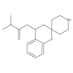 N,N-dimethyl-2-(spiro[chroman-2,4'-piperidin]-4-yl)acetamide Structure