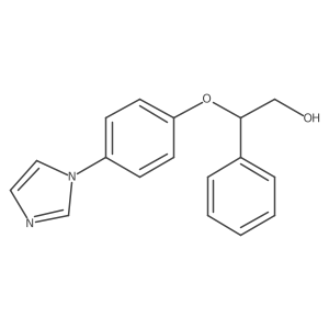 2-(4-Imidazol-1-ylphenoxy)-2-phenylethanol结构式