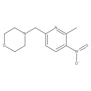 4-[(6-Methyl-5-nitropyridin-2-yl)methyl]morpholine Structure