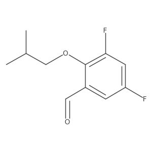 3,5-Difluoro-2-isobutoxybenzaldehyde结构式