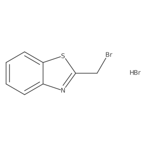 2-(Bromomethyl)-1,3-benzothiazole hydrobromide结构式