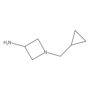 1-(Cyclopropylmethyl)azetidin-3-amine Structure