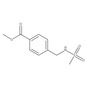Methyl 4-[(methanesulfonamido)methyl]benzoate Structure