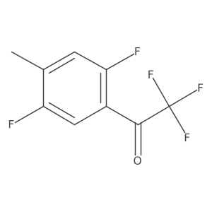 1-(2,5-Difluoro-4-methylphenyl)-2,2,2-trifluoroethan-1-one Structure