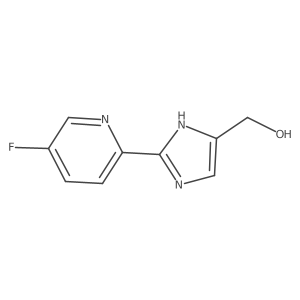 2-(5-Fluoro-2-pyridyl)imidazole-4-methanol结构式