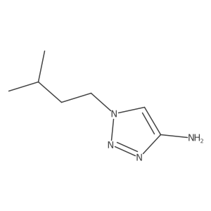 1-(3-methylbutyl)-1H-1,2,3-triazol-4-amine结构式