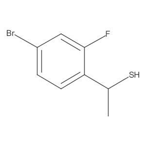 1-(4-Bromo-2-fluorophenyl)ethane-1-thiol Structure
