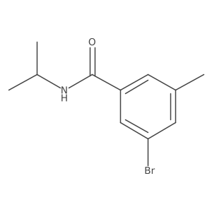 3-Bromo-5-methyl-N-(propan-2-yl)benzamide Structure