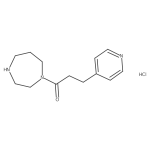 1-(1,4-Diazepan-1-yl)-3-(pyridin-4-yl)propan-1-one hydrochloride Structure
