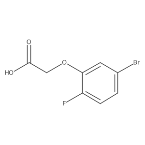 2-(5-Bromo-2-fluorophenoxy)acetic acid Structure