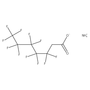 Ammonium 2H,2H-perfluoroheptylate Structure