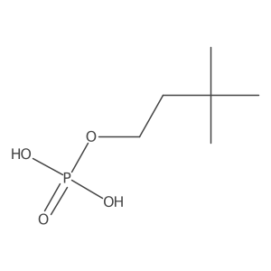3,3-Dimethylbutyl Dihydrogen Phosphate结构式