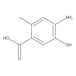 4-Amino-5-hydroxy-2-methylbenzoic acid Structure