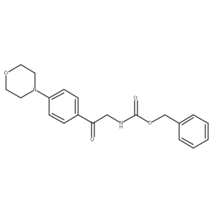 benzyl N-{2-[4-(morpholin-4-yl)phenyl]-2-oxoethyl}carbamate Structure