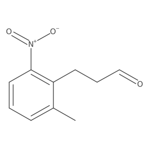 3-(2-Methyl-6-nitrophenyl)propanal Structure