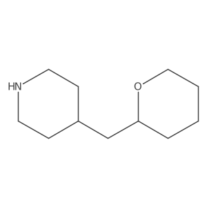 4-[(Oxan-2-yl)methyl]piperidine结构式