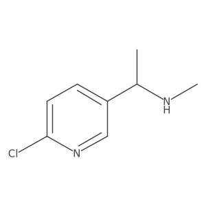 [1-(6-Chloropyridin-3-yl)ethyl](methyl)amine Structure