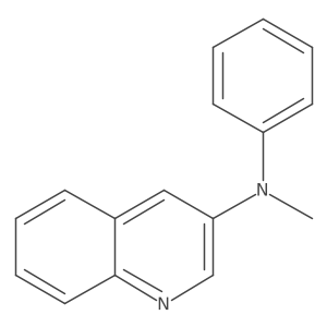 N-methyl-N-phenyl-3-quinolinamine结构式