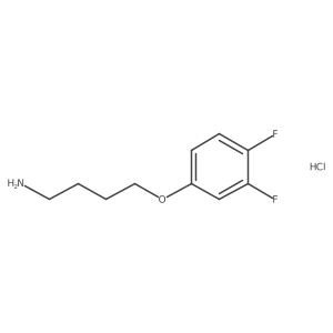 4-(3,4-Difluorophenoxy)butan-1-amine hydrochloride Structure