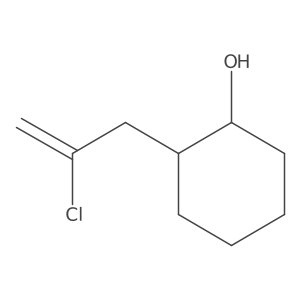 2-(2-Chloroprop-2-en-1-yl)cyclohexan-1-ol Structure