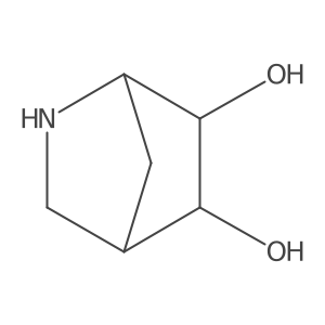 rac-(1R,4R,5R,6S)-2-azabicyclo[2.2.1]heptane-5,6-diol Structure